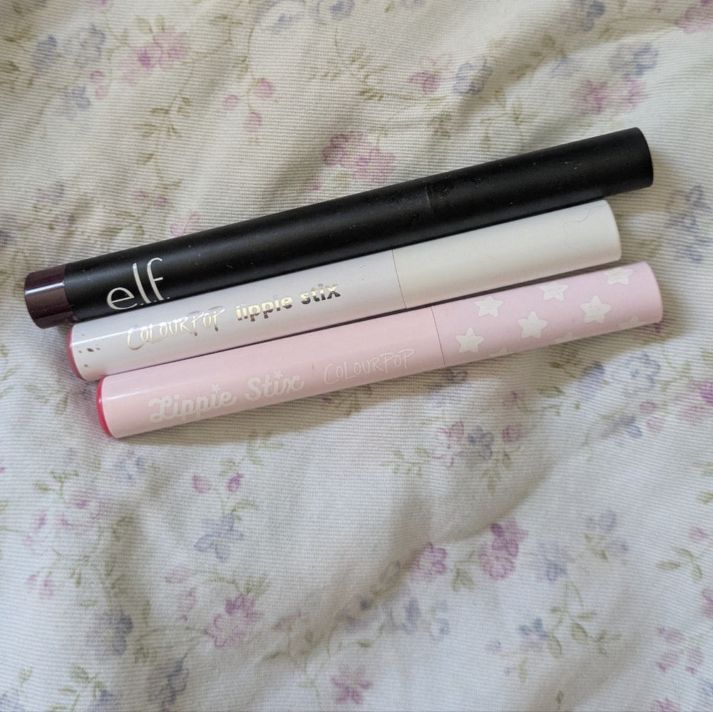 Bundle Of Three Lipsticks (ColourPop And Elf)